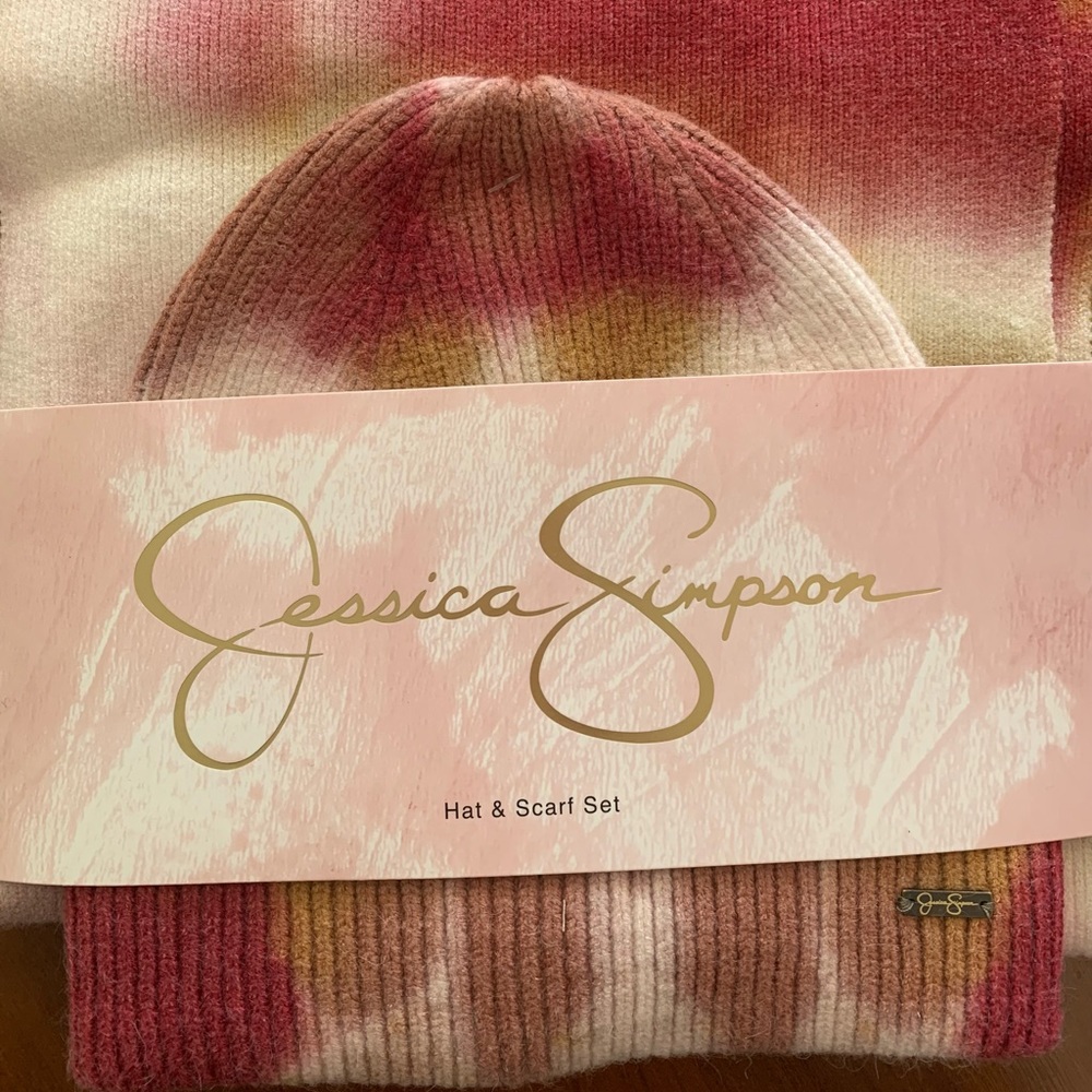 Jessica Simpson hat and scarf set, NWT